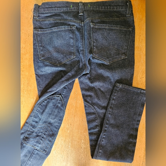 J Brand Suzuki Stinson side knee patch Denim Motorcycle Skinny Stretch Jeans EUC - Picture 5 of 11